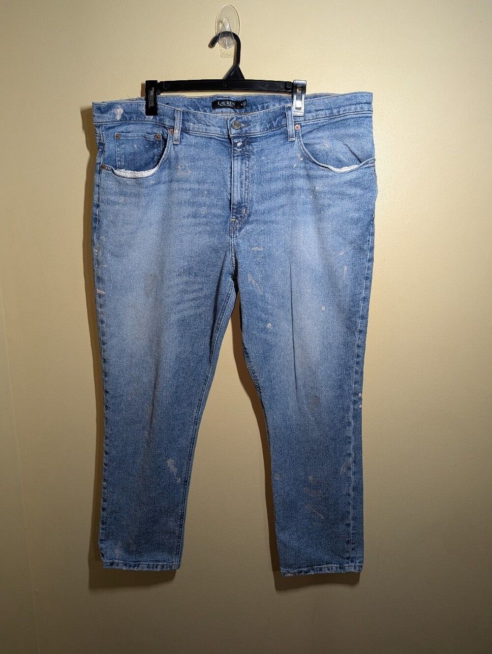 Lauren Ralph Lauren Paint Crop Jeans 18